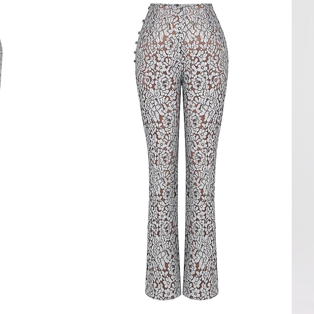 House of CB Mara Trousers XS‎  #MetallicLace #Fairy #Whimsy #SpecialEvent